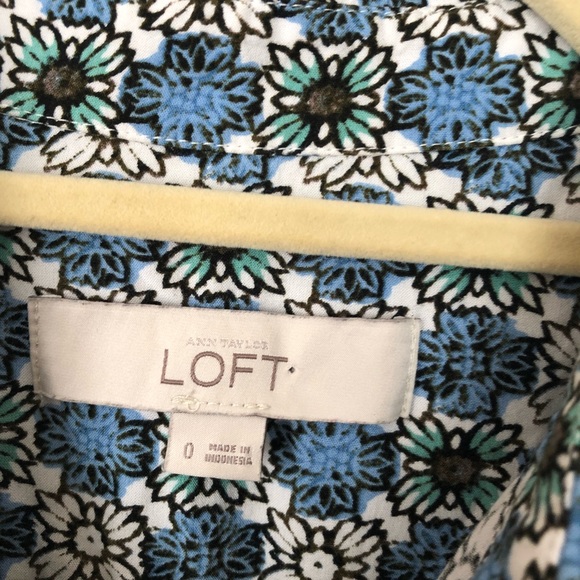 Ann Taylor LOFT Patterned Sleeveless Top - Picture 6 of 7